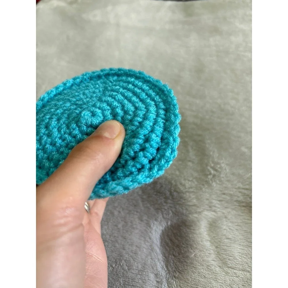 Keychain crochet sensory fidget toy autism ADHD kids teens marble backpack
